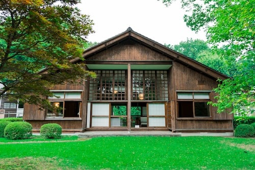 wooden garden house